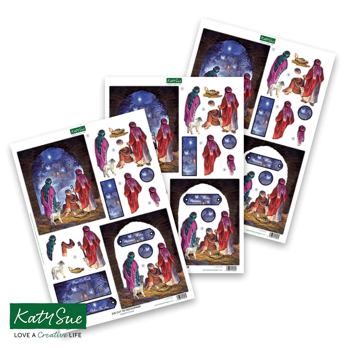 Die Cut Decoupage – Nativity (Pack Of 12)