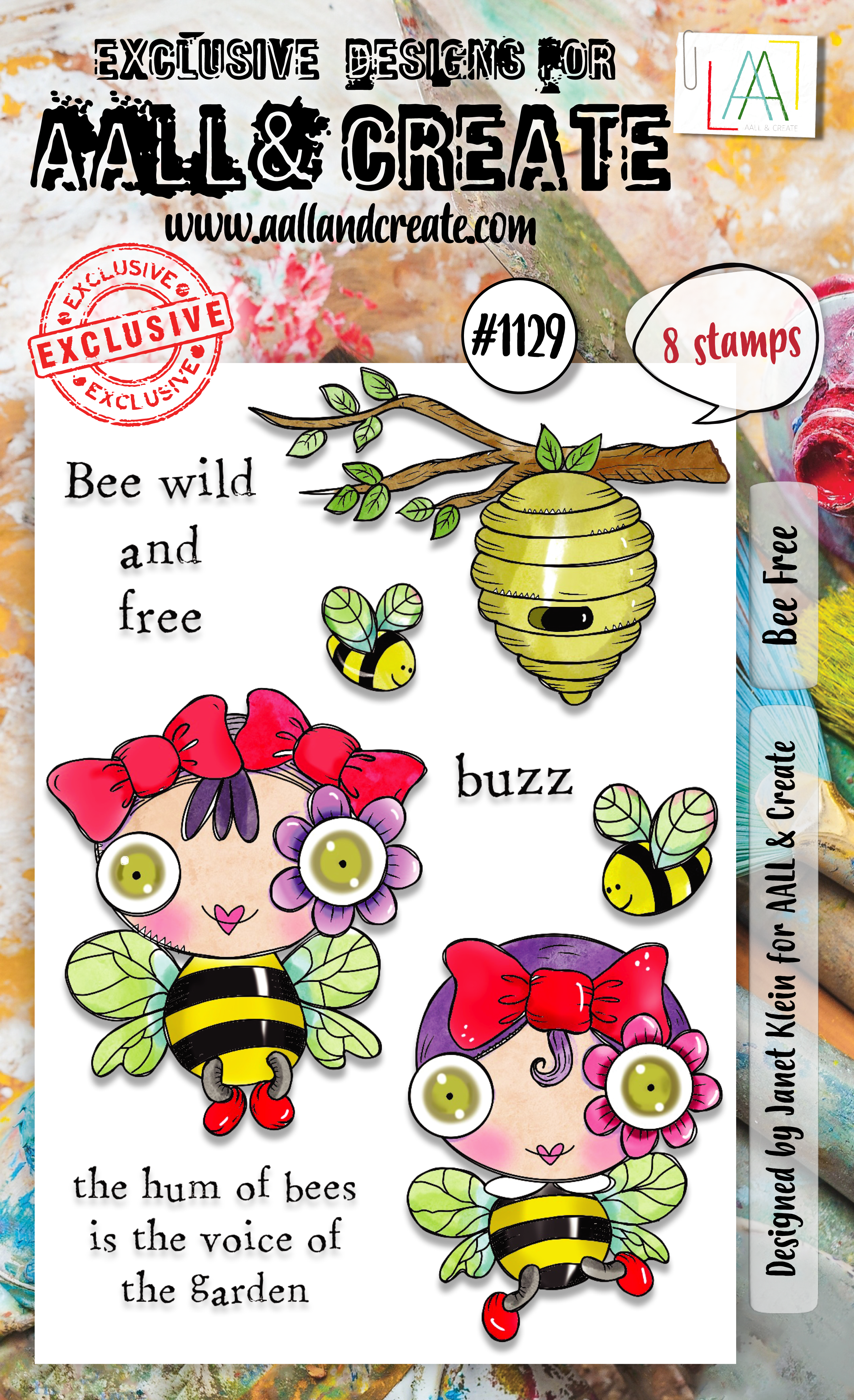 AALL and Create - A6 Stamp Set - Bee Free