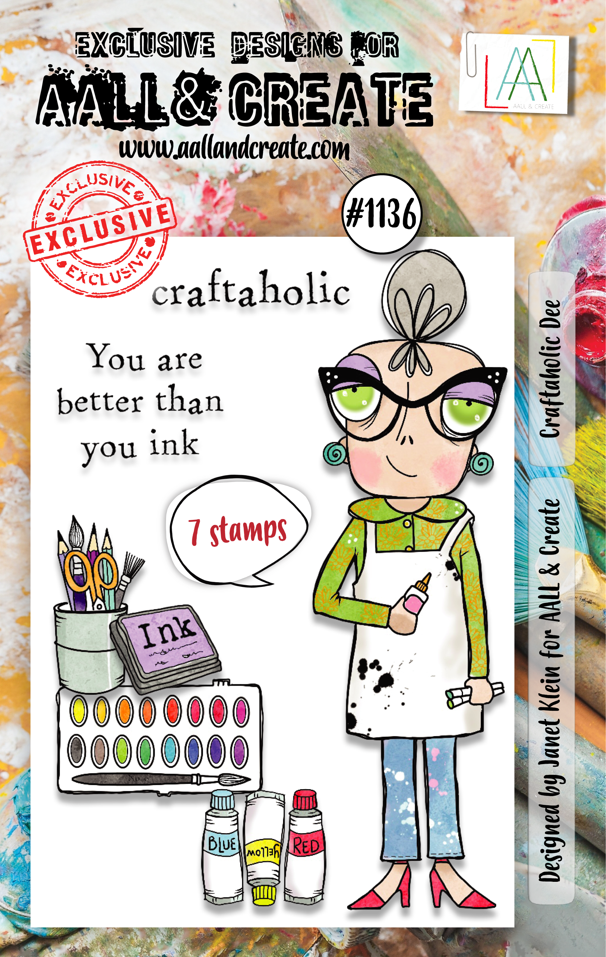 AALL and Create - A7 Stamp Set - Craftaholic Dee