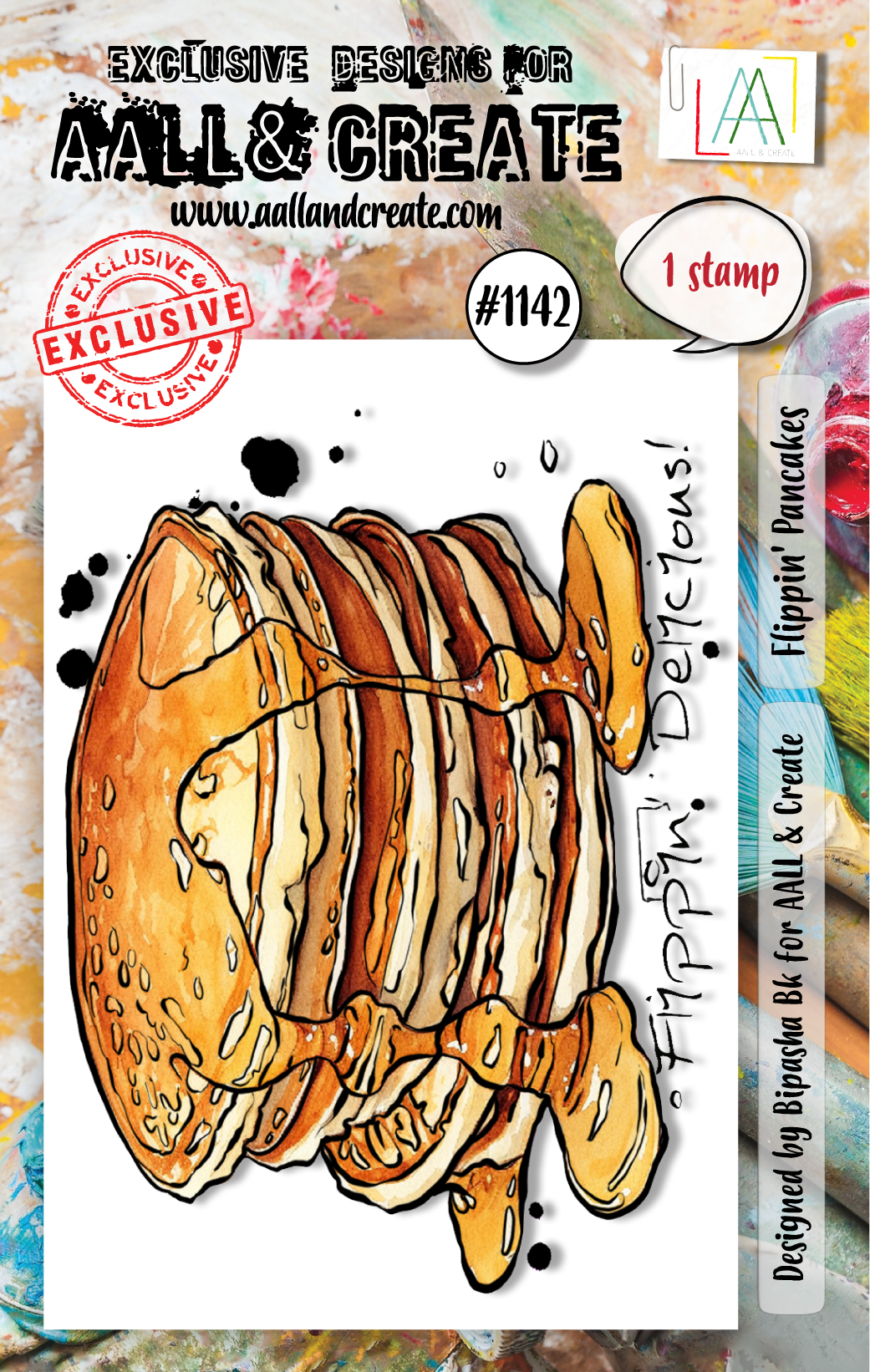 AALL and Create - A7 Stamp Set - Flippin' Pancakes