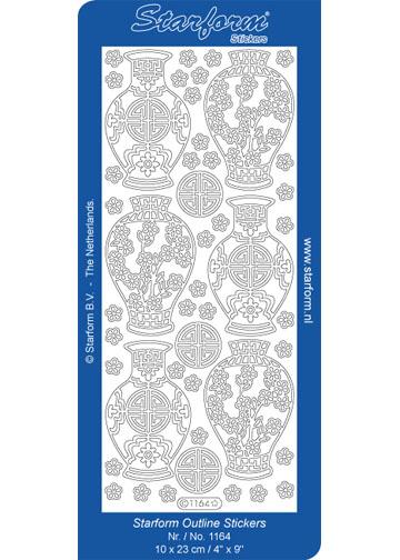 Deco Stickers - Oriental Vases