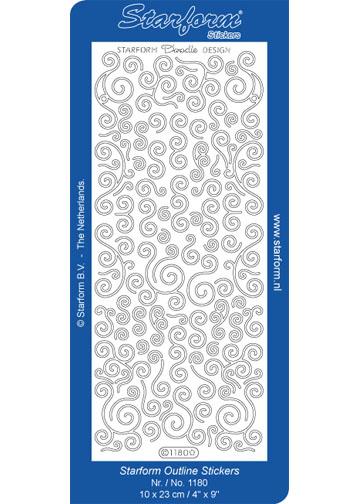 Deco Stickers - Doodle Design Swirls