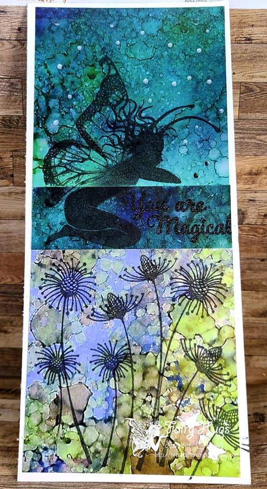 Fairy Hugs - Backgrounds  - 6" x 6" - Under The Sea