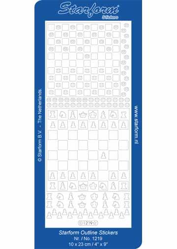 Deco Stickers - Checkers & Chess