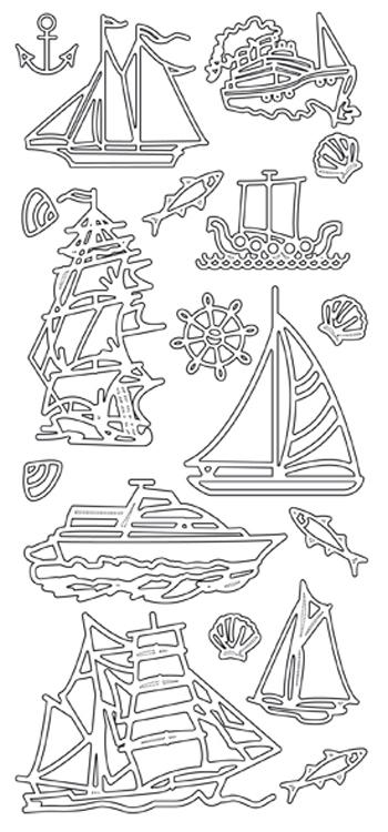 Peel-Off Stickers - Boats