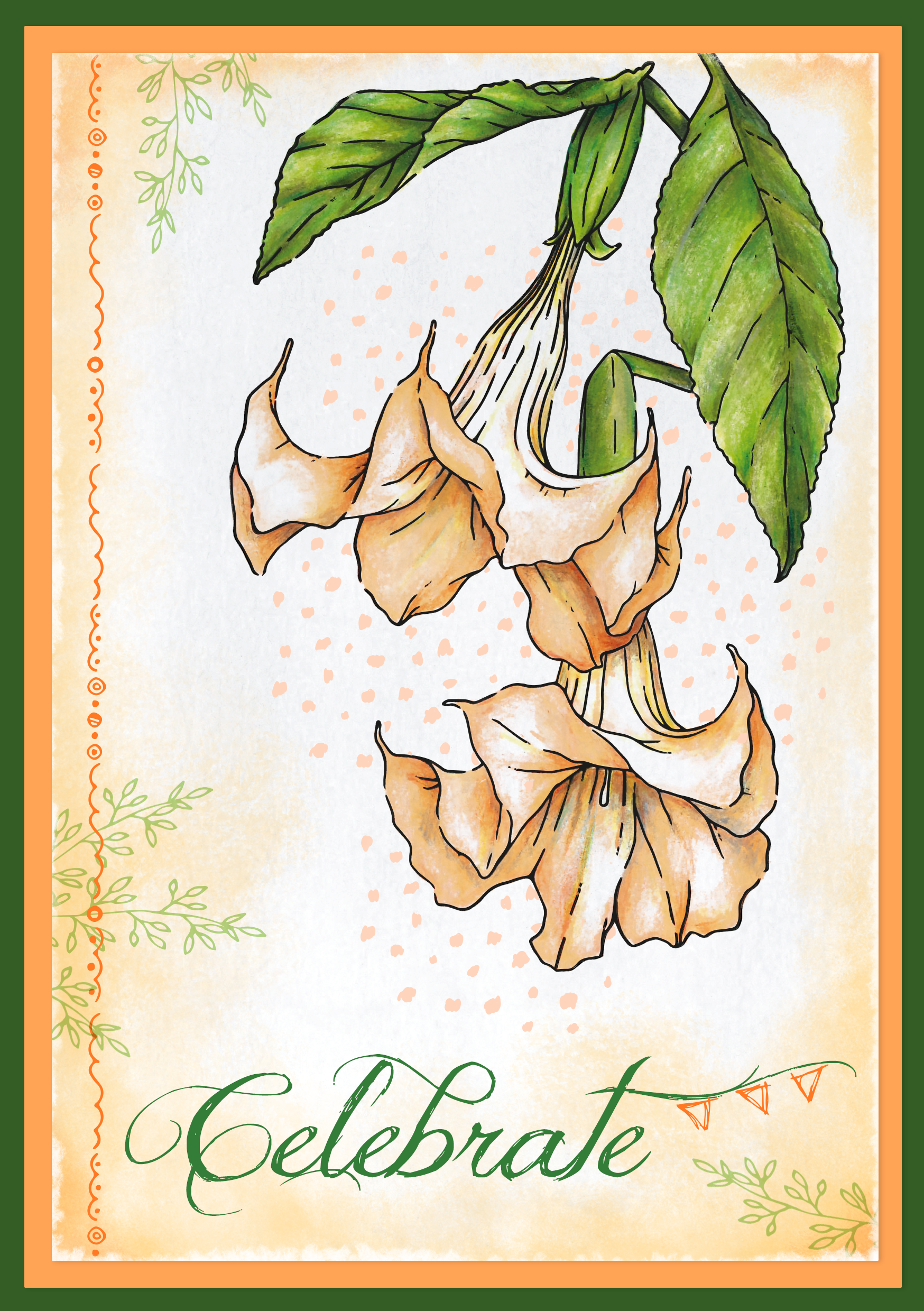 SL Clear Stamp Angel's Trumpet Essentials 148x210x3mm 16 PC nr.154