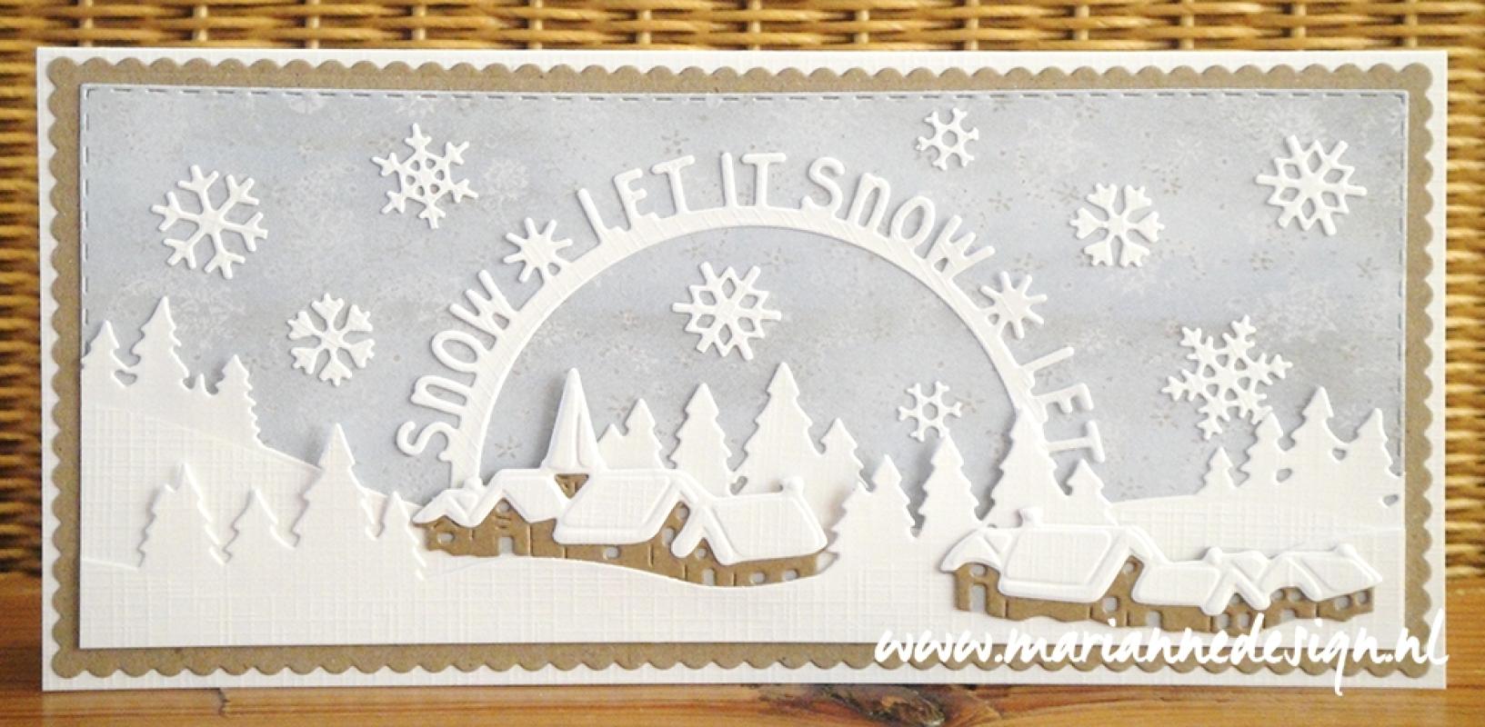 Marianne Design Creatables Die - Tiny's Snowy Village