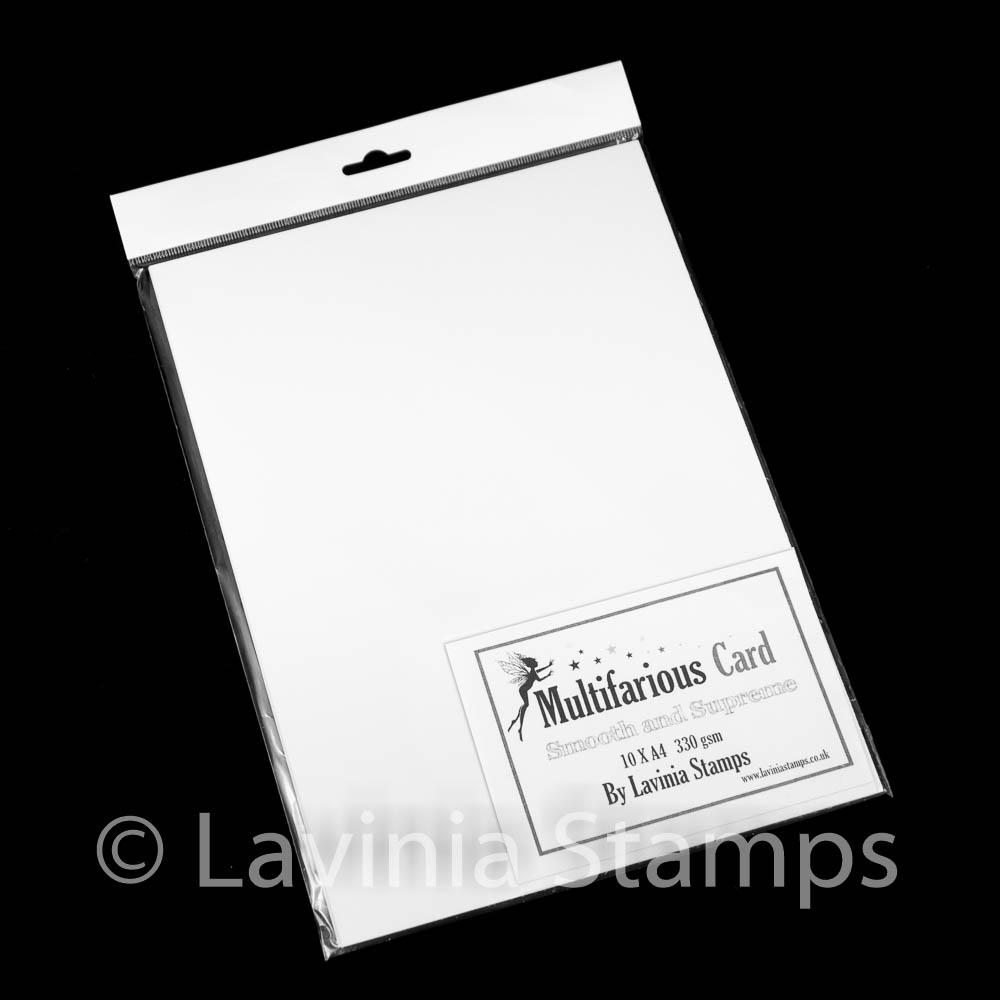 Multifarious Card A4 (8.27 x 11.69 in) white 10 sheets