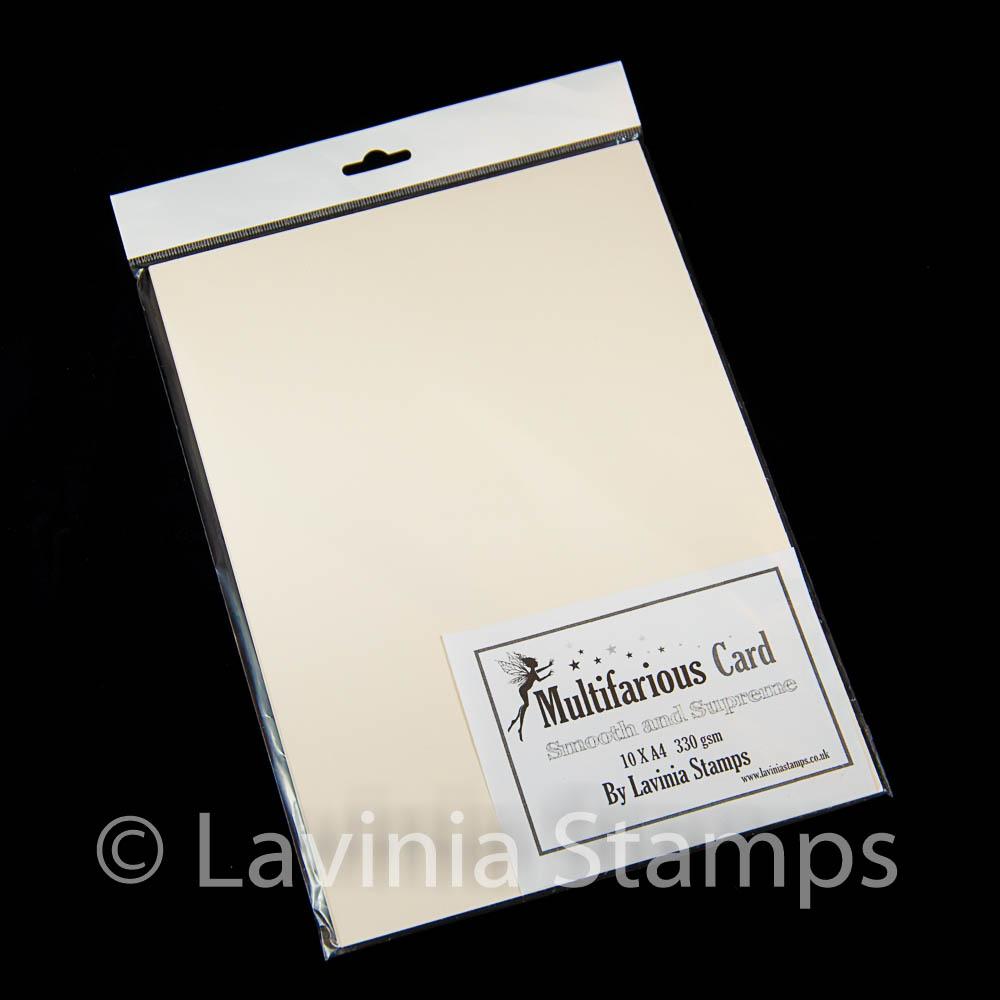 Multifarious Card A4 (8.27 x 11.69 in) cream 10 sheets