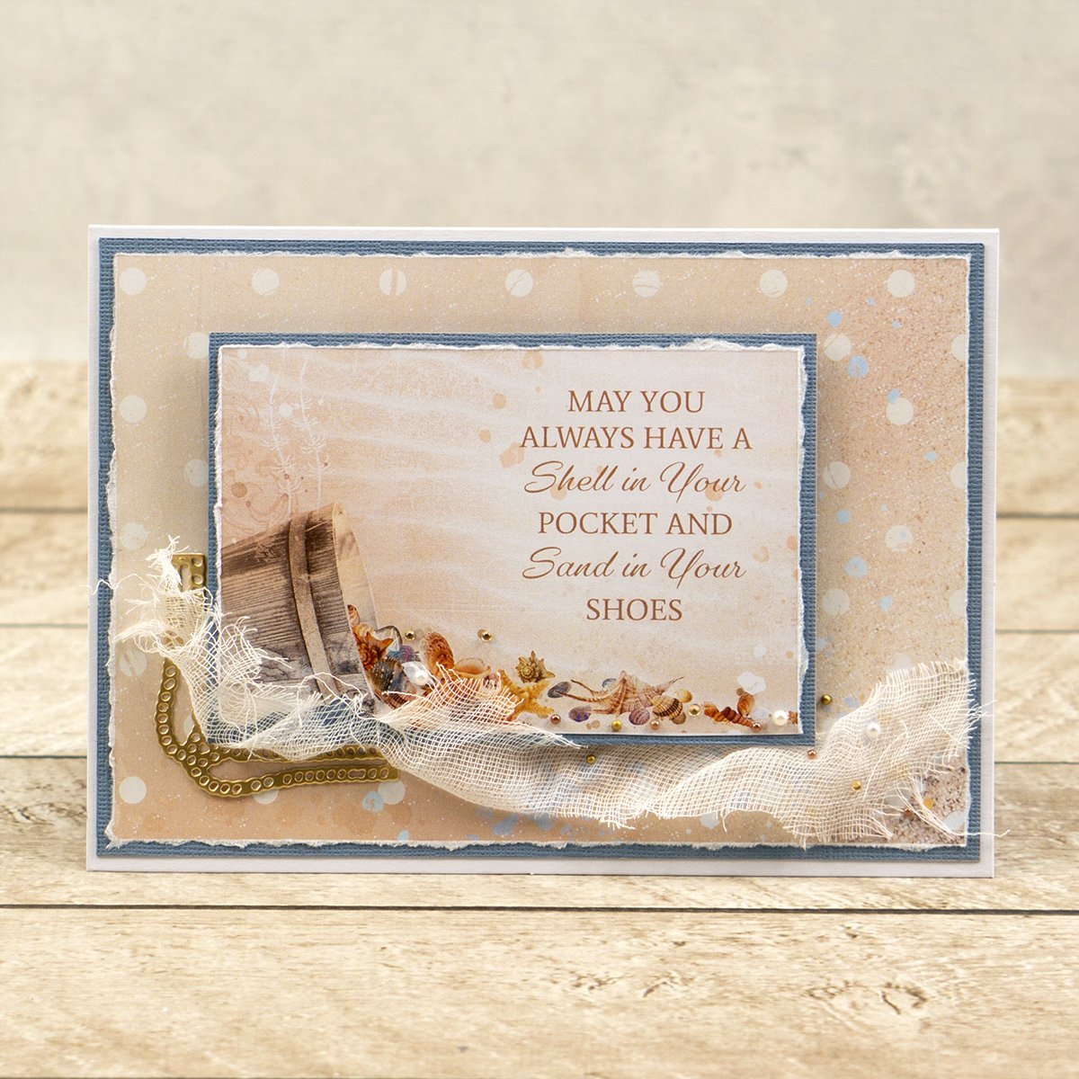 Couture Creations Seaside Girl Rope & Banner Mini Die Set