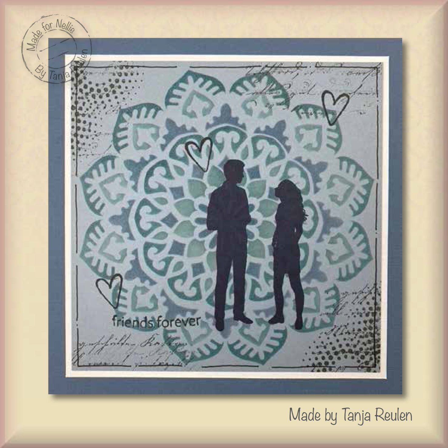 Nellie's Choice Clear Stamp Silhouette Teenagers Series A Date