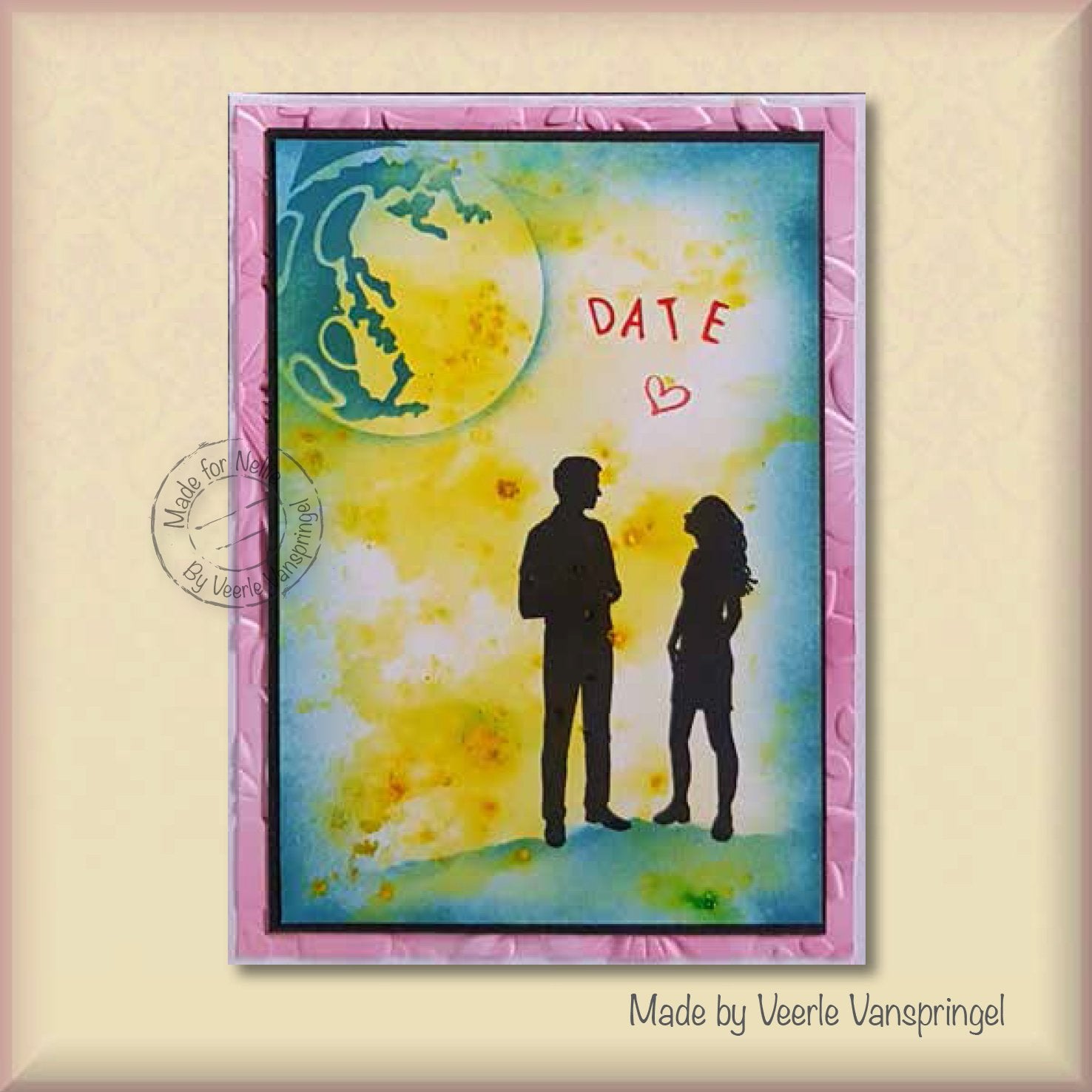 Nellie's Choice Clear Stamp Silhouette Teenagers Series A Date