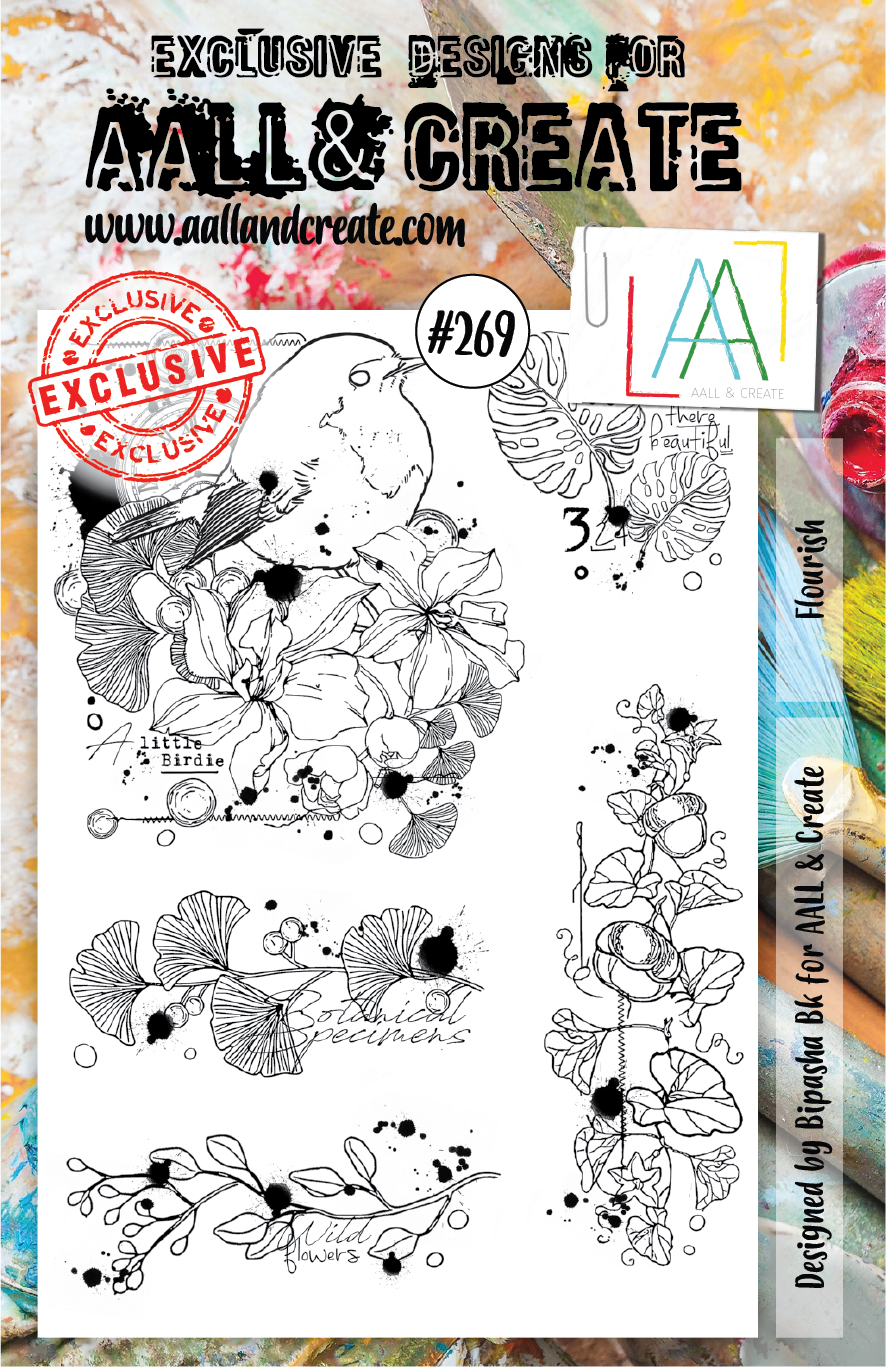 AALL and Create Stamp Set - 269 - Flourish