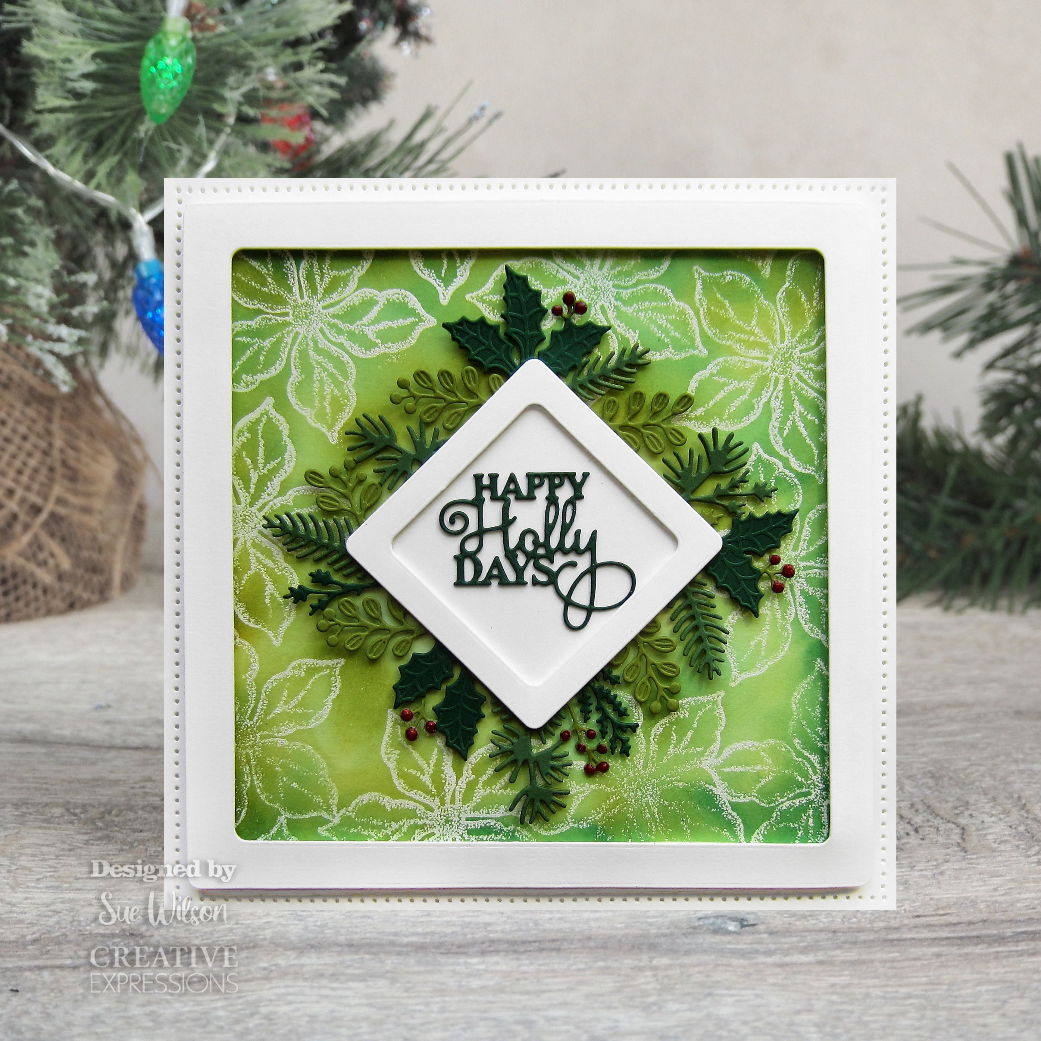 Creative Expressions Sue Wilson Festive Wreath Frame Craft Die