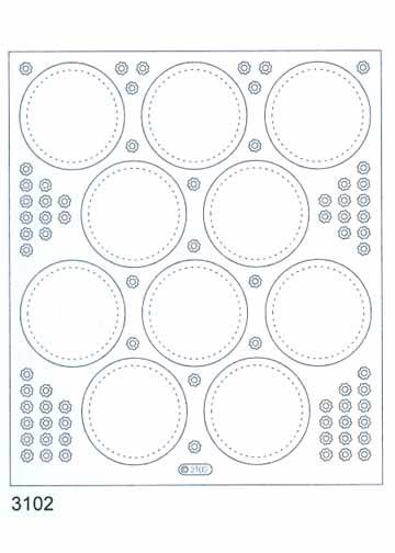 Deco Stickers - Circle Frames
