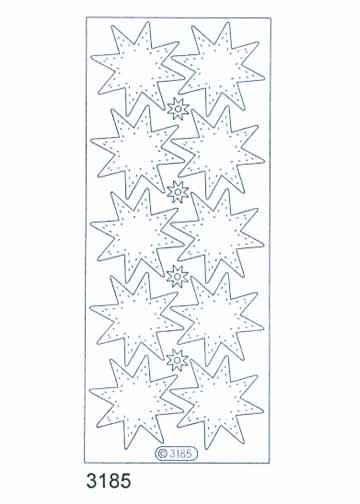 Deco Stickers - Transparent Stars