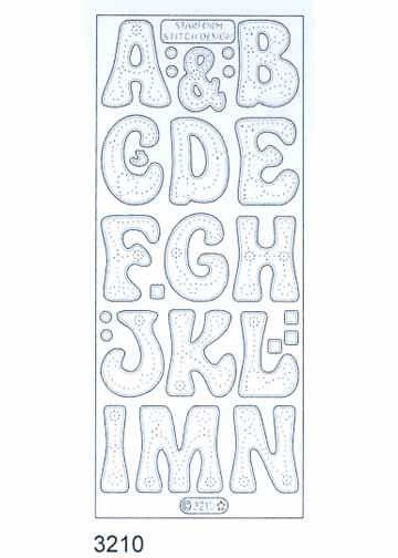 Stitch by Design Stickers - Alphabet