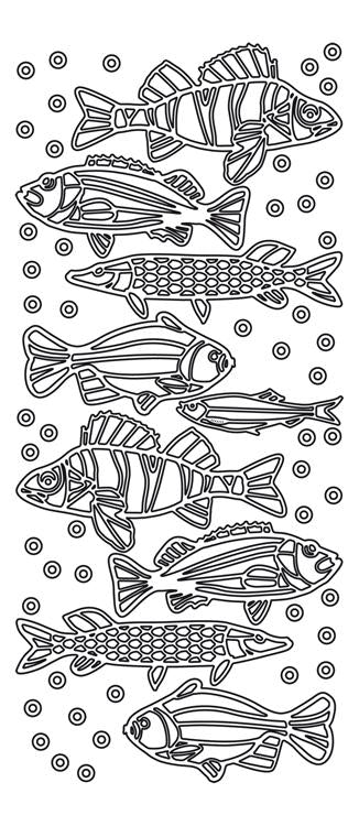 Peel-Off Stickers - Fish