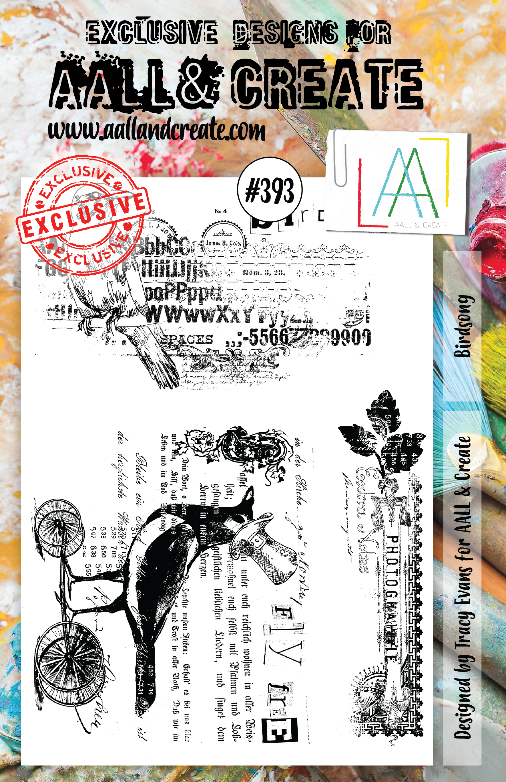 AALL and Create Stamp Set - 393 - Birdsong