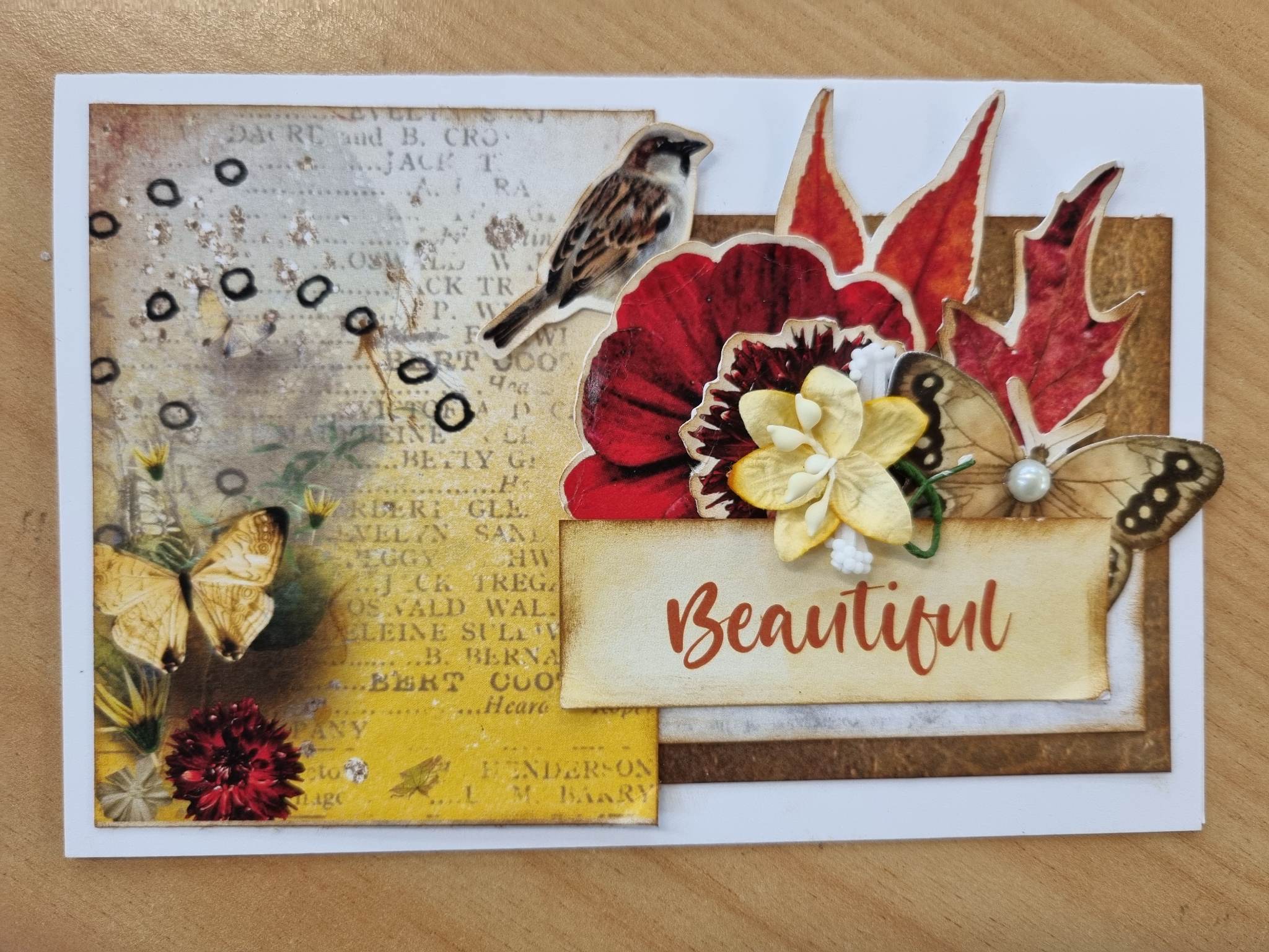 3Quarter Designs - Card Collection - Autumn Butterfly