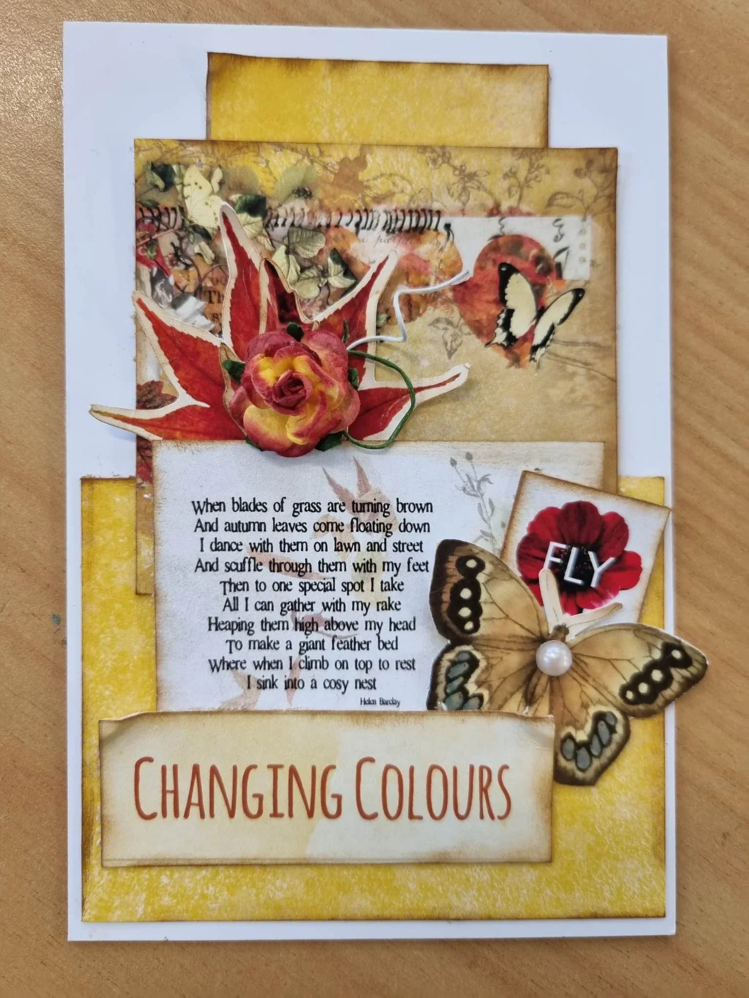 3Quarter Designs - Card Collection - Autumn Butterfly