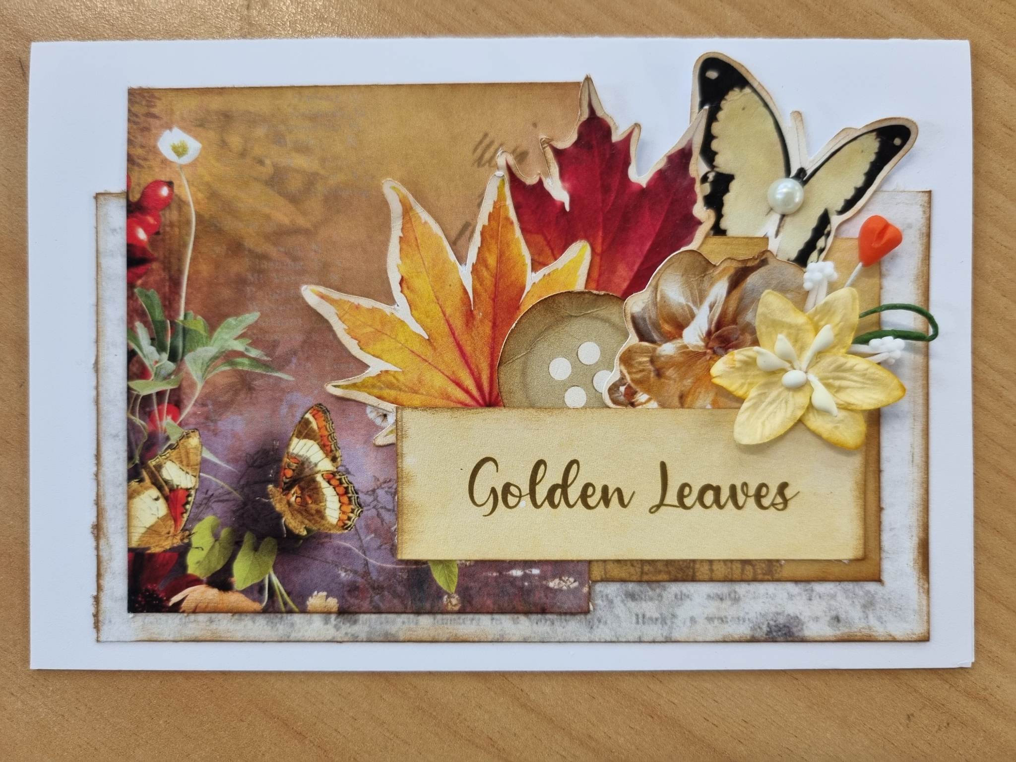 3Quarter Designs - Card Collection - Autumn Butterfly