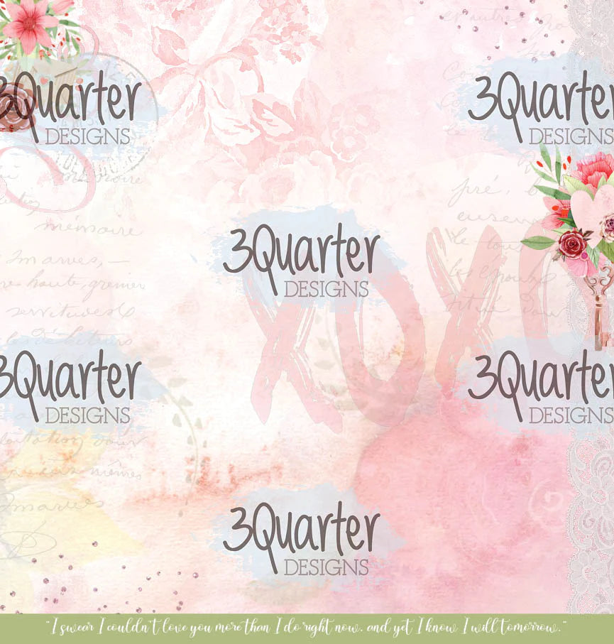 3Quarter Designs - 12" X 12" Paper Pack  - Always Yours