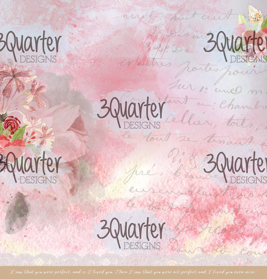 3Quarter Designs - 12" X 12" Paper Pack  - Always Yours