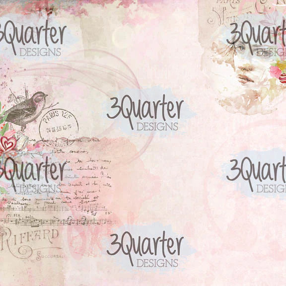 3Quarter Designs - 8" X 8" Paper Pack - Always Yours