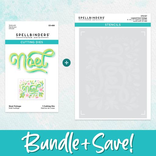 Layered Noel Foliage Stencil & Die Bundle from the Layered Christmas Stencils Collection