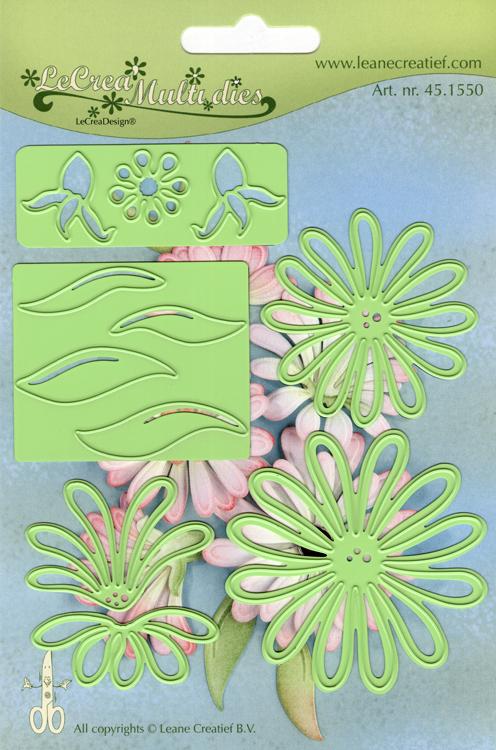 Lea'bilitie Multi die flower 9 Chrysant, cut & embossing die