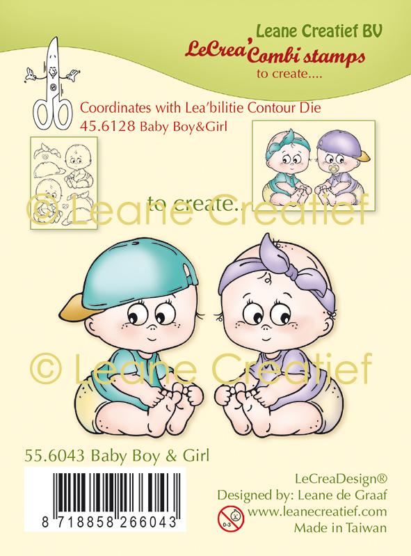 Lecreadesign Combi Clear Stamp Baby Boy & Girl