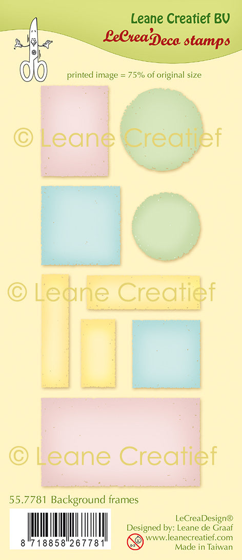 LeCreaDesign Deco Clear Stamp Background Frames
