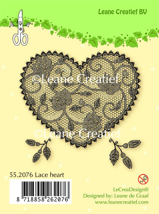 Clear stamp Lace Heart