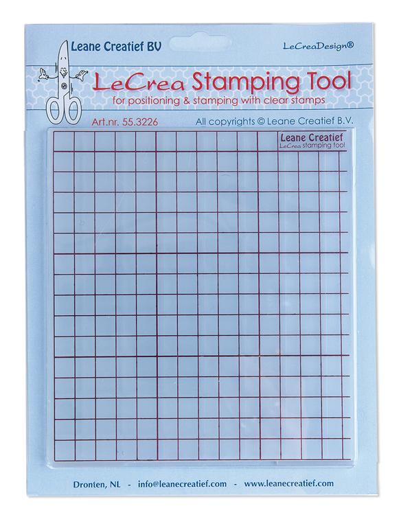 LeCrea Stamping Tool for Positioning & Stamping Clear Stamps