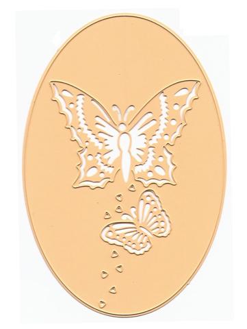 Joy! Crafts Dies - Butterfly Oval