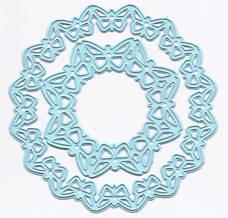 Joy! Crafts Cutting and Embossing Die Circle Butterfly Circle