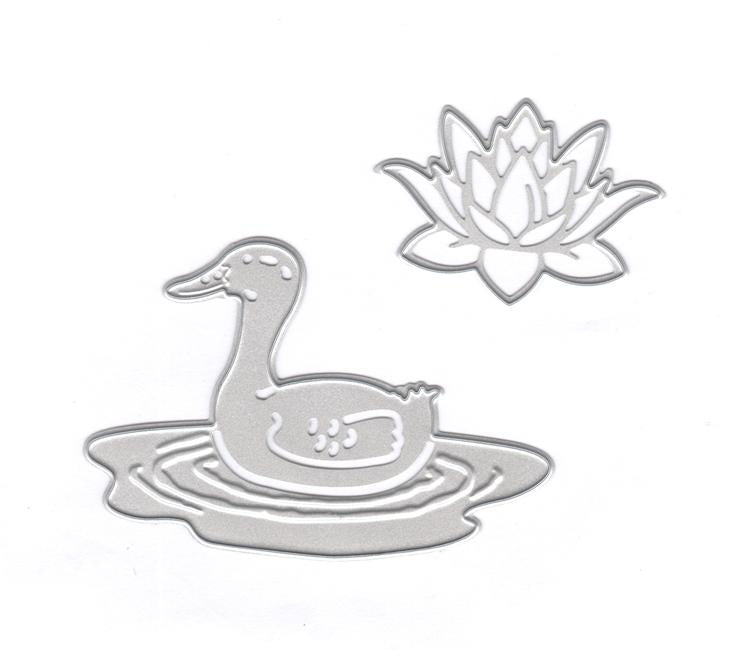 Joy Crafts Cut/Emboss/Deboss Die - Duck & Waterlily