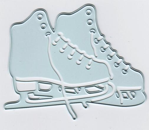 Cutting and Embossing die - ice skating
