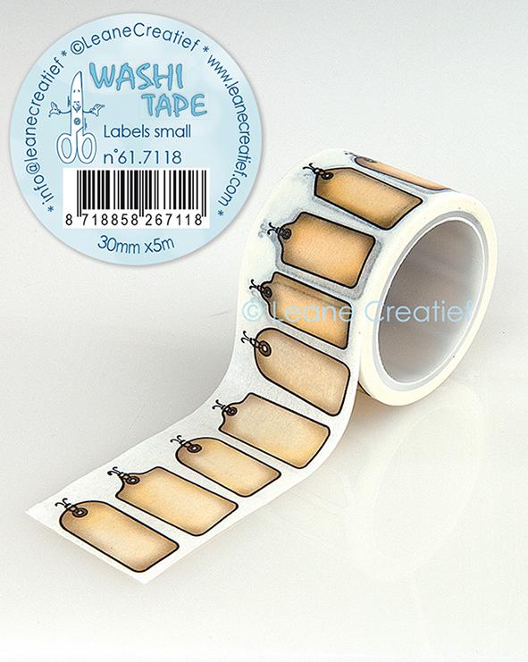 Washi Tape Labels Small, 30mm X 5m