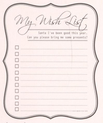 Stamp - My Wish List
