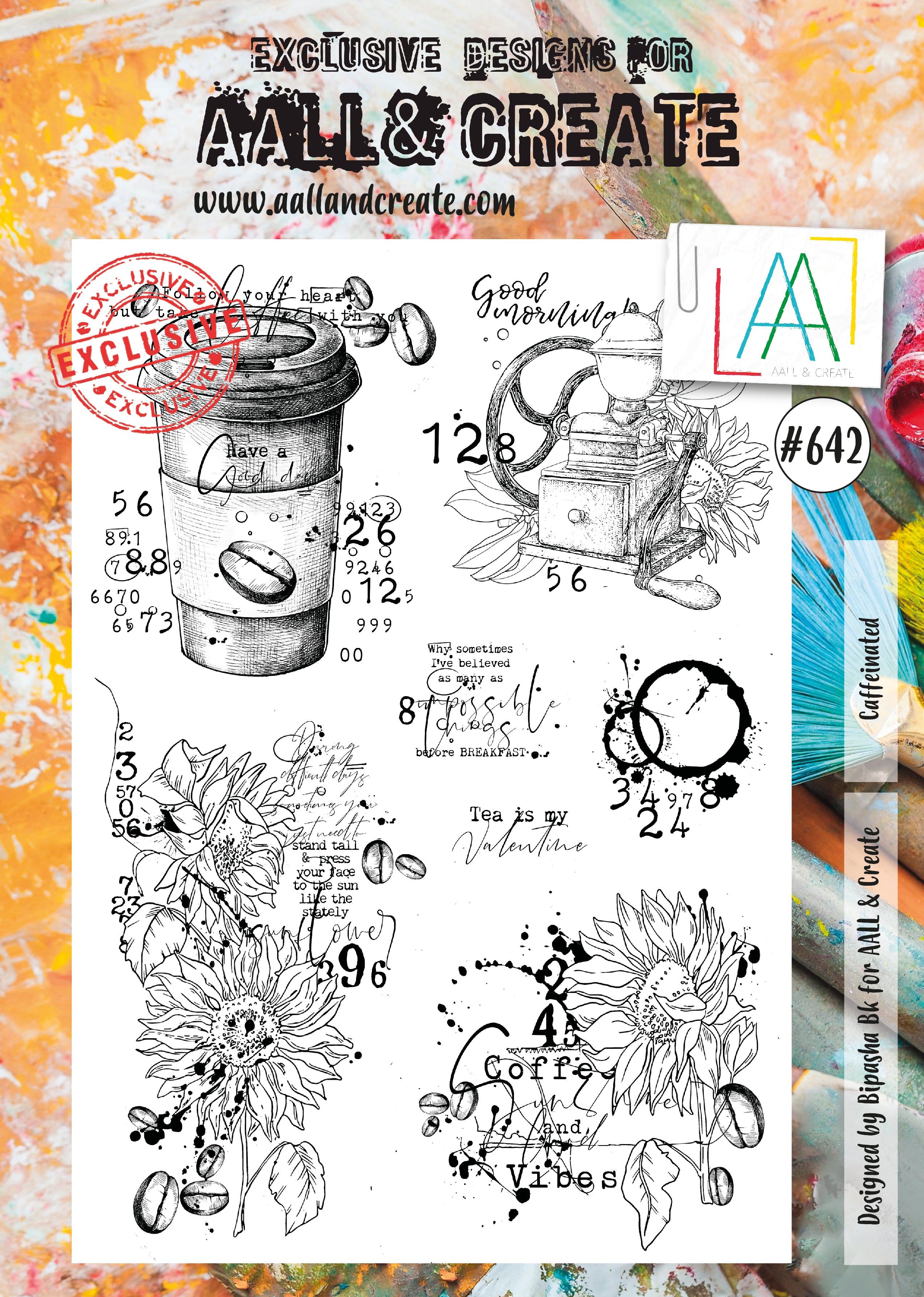 AALL and Create Stamp Set - 642 - Caffeinated