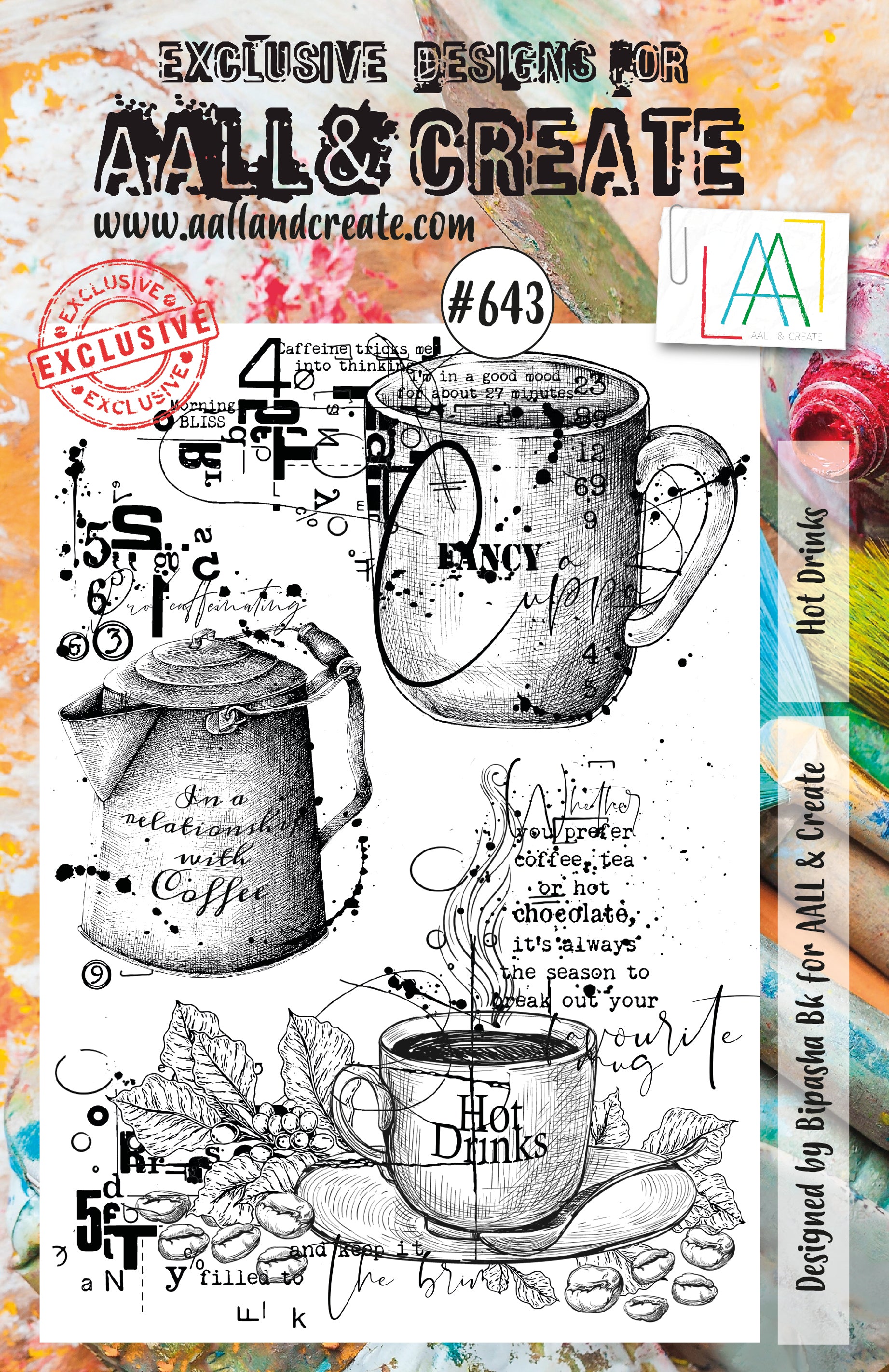 AALL and Create Stamp Set - 643 - Hot Drinks