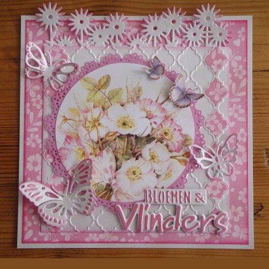 Marianne Design: Craftables Dies - Anja's Flower Border