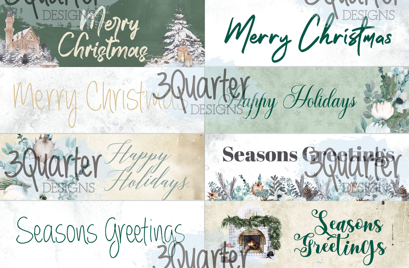 Fairytale Christmas 6x4 card pack