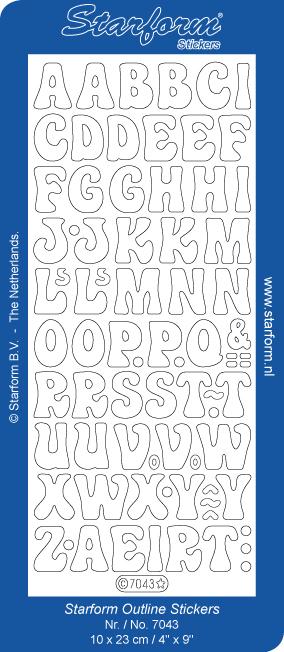 Deco Stickers - Alphabet