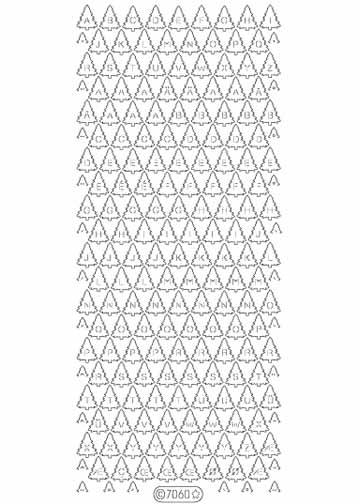 Deco Stickers -  Christmas Tree Alphabet