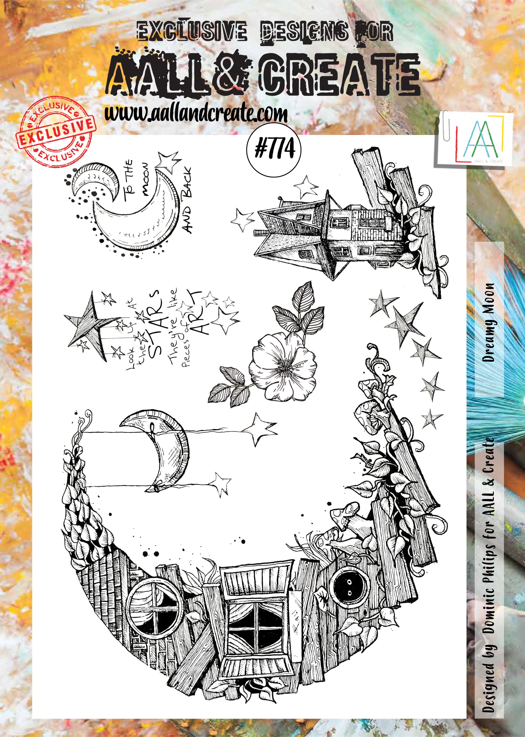 AALL and Create Stamp Set - 774 - Dreamy Moon