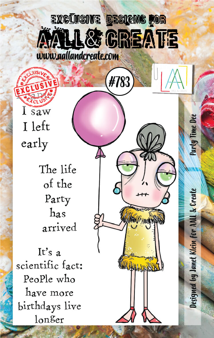 AALL and Create Stamp Set -783 - Party Time Dee