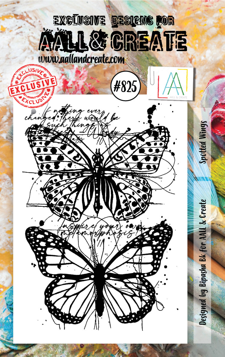 AALL and Create Stamp Set - 825 - Spotted Wings